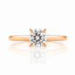 The 4 Claw Brilliant cut Lab Diamond Engagement Ring - 0.50ct - Victoria's Jewellery