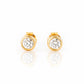 The Tube, Diamond Stud Earring - 4mm - Victoria's Jewellery