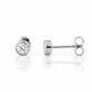 The Tube, Diamond Stud Earring - 4mm - Victoria's Jewellery