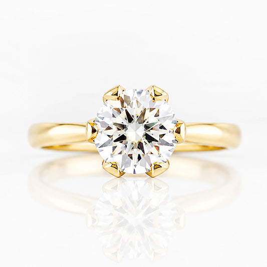 Faye, Round cut Lab Diamond Ring - 2ct - Victoria's Jewellery