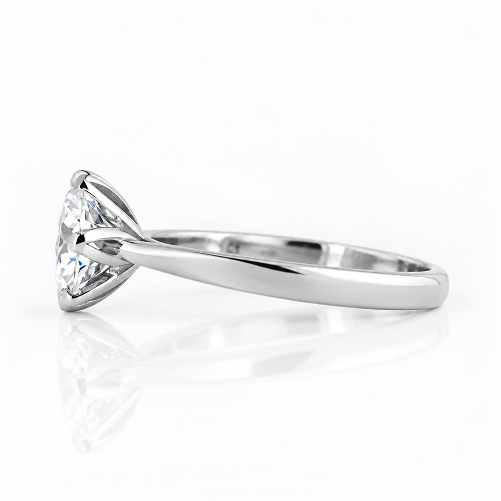 Faye, Round cut Lab Diamond Ring - 2ct - Victoria's Jewellery