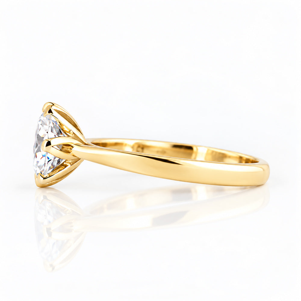 Faye, Round cut Lab Diamond Ring - 2ct - Victoria's Jewellery
