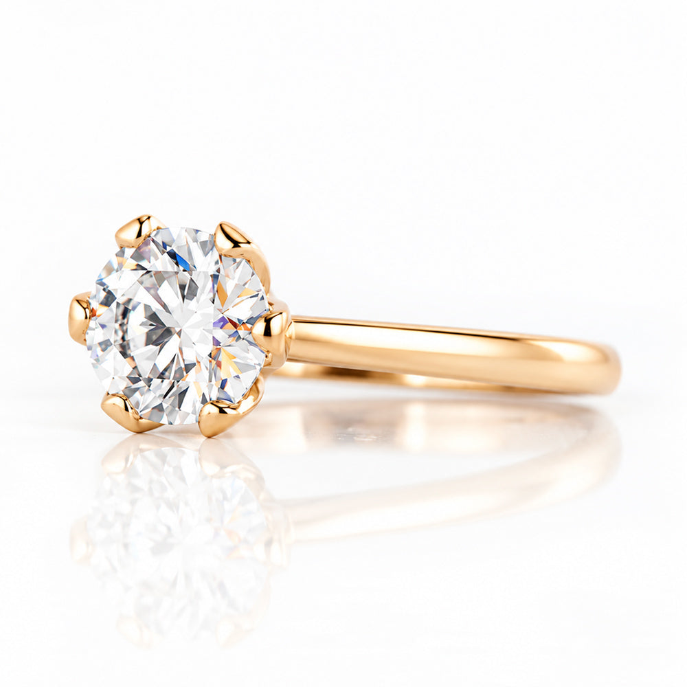 Faye, Round cut Lab Diamond Ring - 2ct - Victoria's Jewellery
