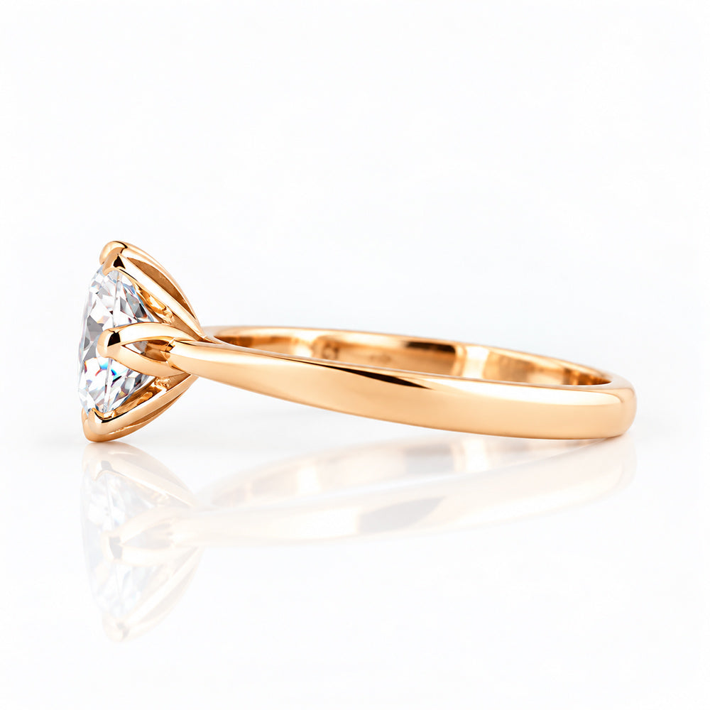 Faye, Round cut Lab Diamond Ring - 2ct - Victoria's Jewellery