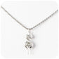 Brilliant cut Moissanite Infinity Pendant and Chain