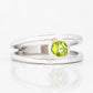 Harper, Round cut Peridot Split Band Ring
