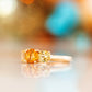 Aria, Citrine and Lemon Quartz Trilogy Ring - Victoria's Jewellery