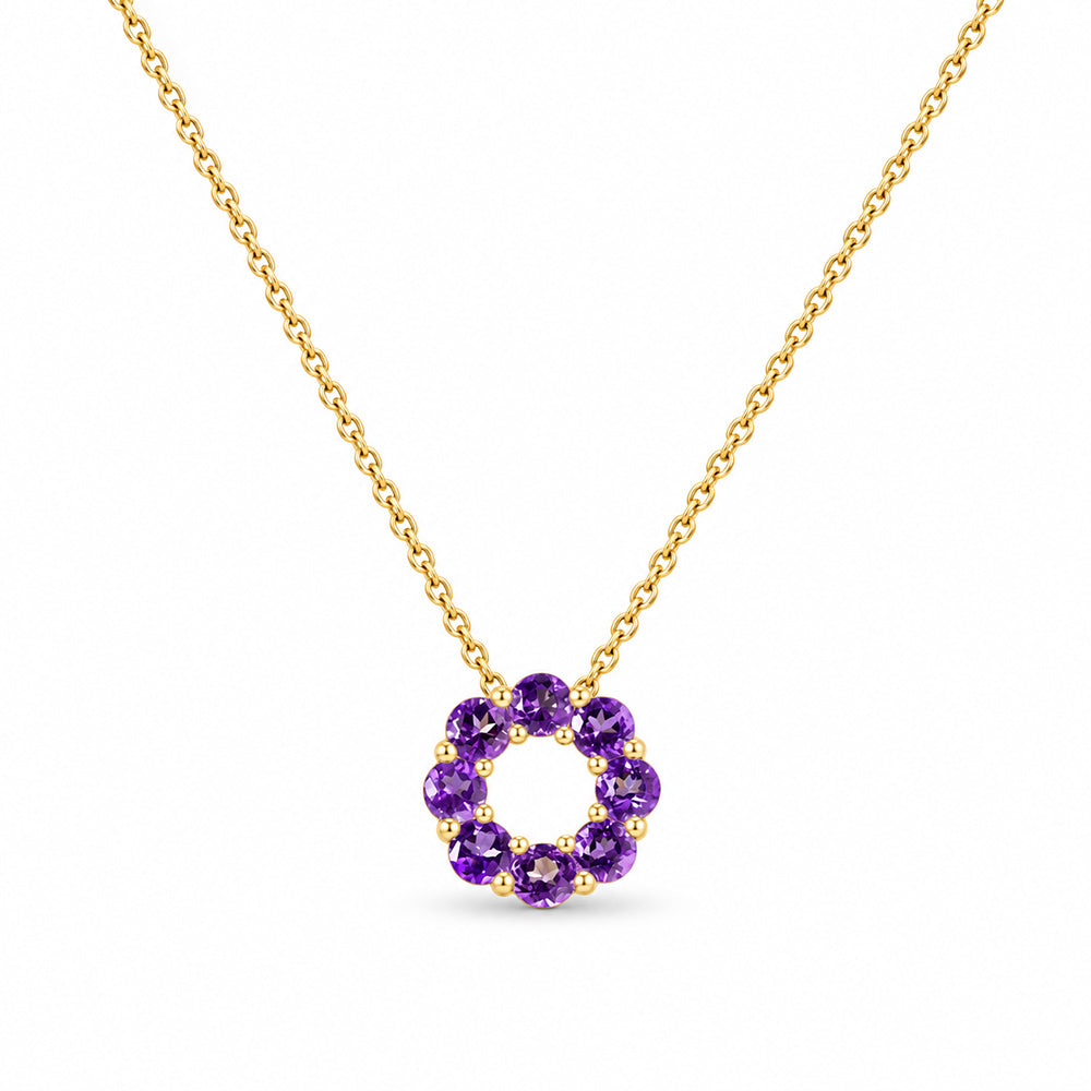 Circle of Life Necklace - Amethyst - Victoria's Jewellery