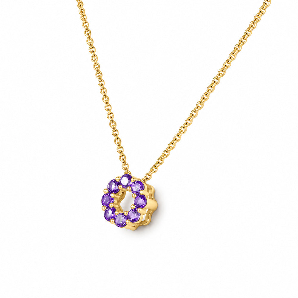 Circle of Life Necklace - Amethyst - Victoria's Jewellery