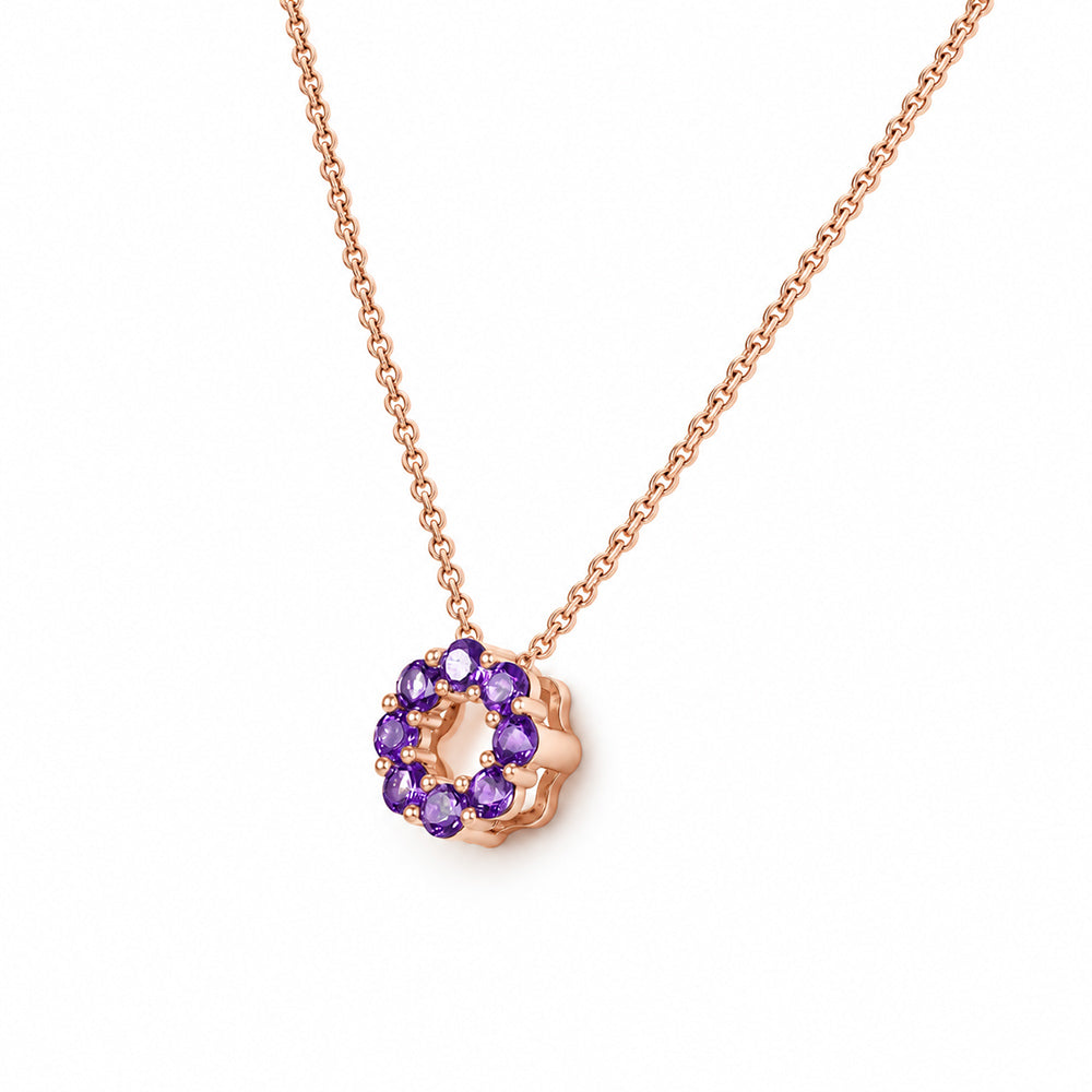 Circle of Life Necklace - Amethyst - Victoria's Jewellery