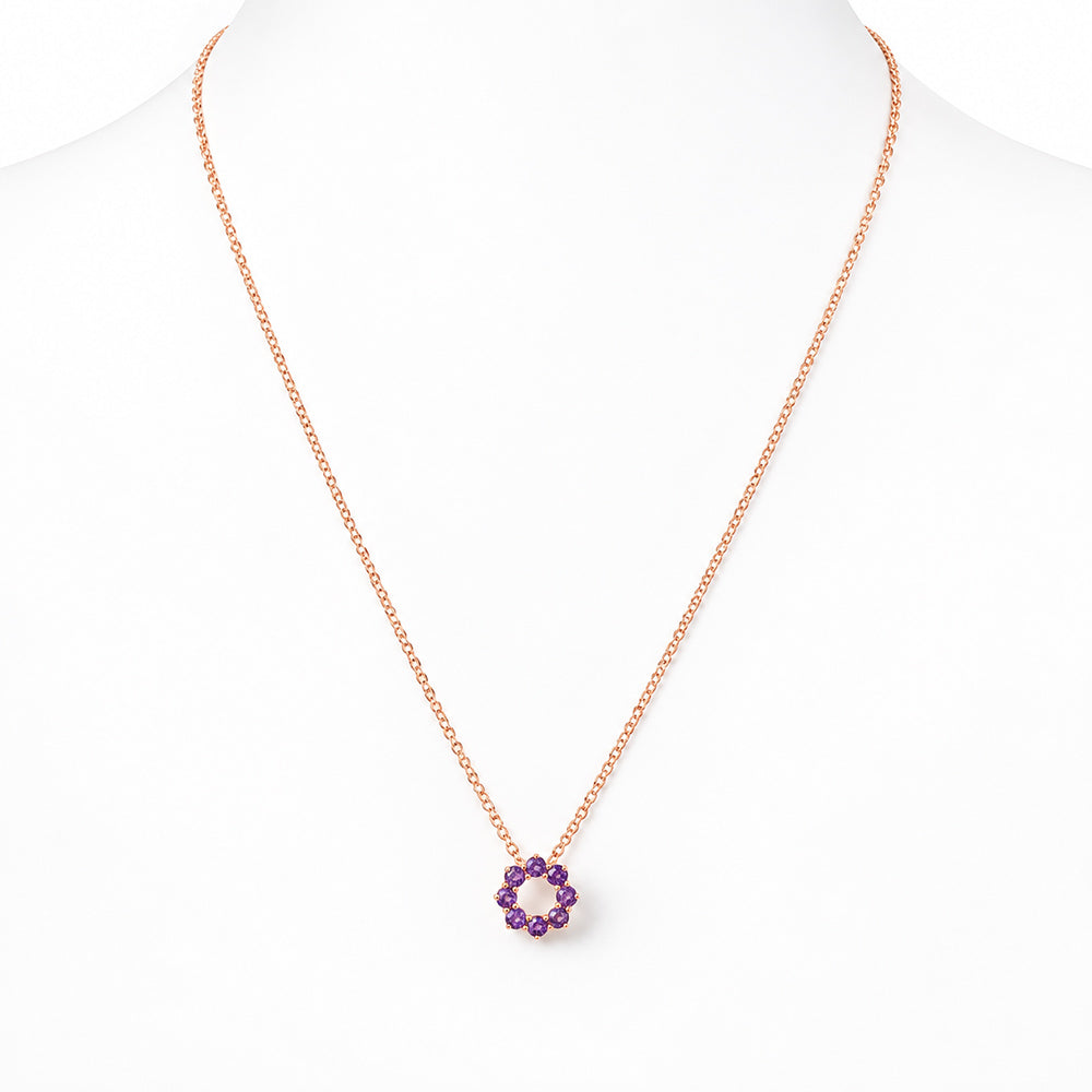 Circle of Life Necklace - Amethyst - Victoria's Jewellery