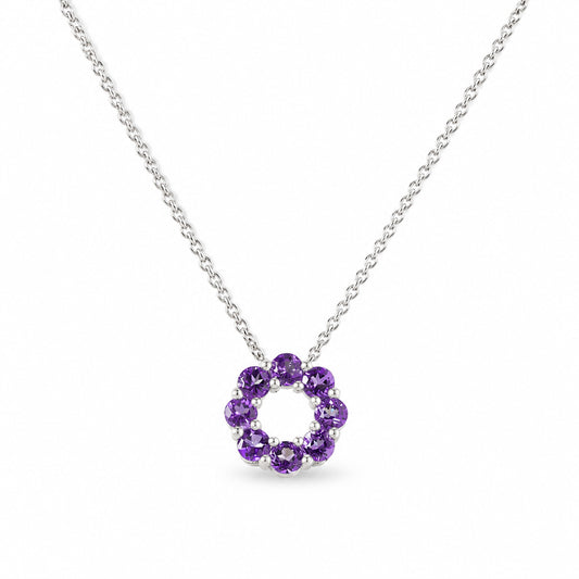 Circle of Life Necklace - Amethyst