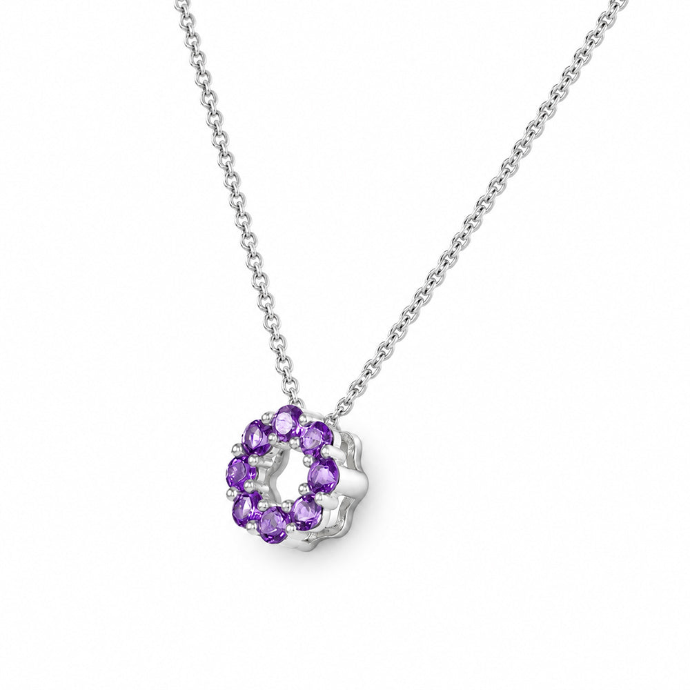 Circle of Life Necklace - Amethyst - Victoria's Jewellery