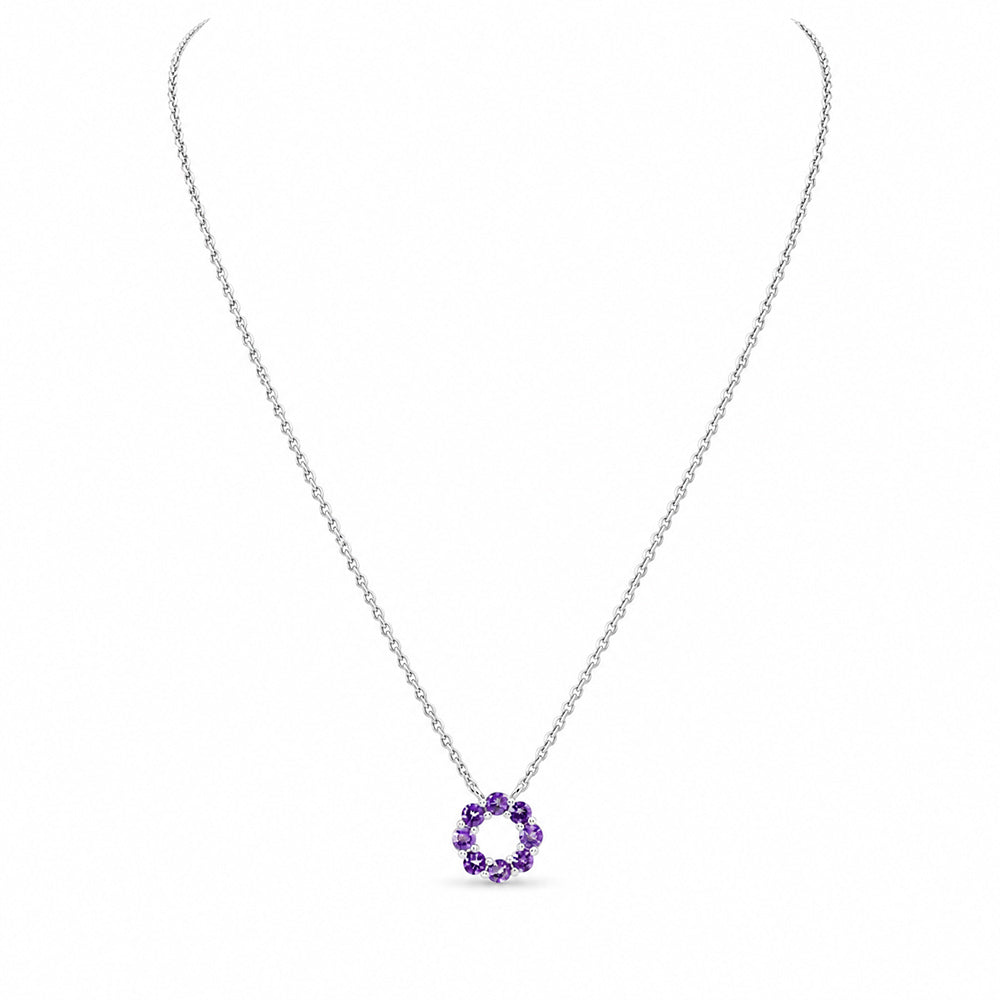 Circle of Life Necklace - Amethyst - Victoria's Jewellery