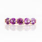 Danelle, an Amethyst Half Eternity Trellis Ring