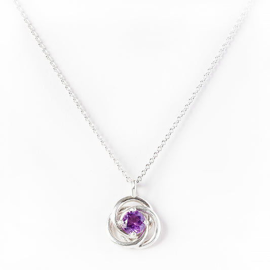 Freyja, Amethyst Pendant - Victoria's Jewellery
