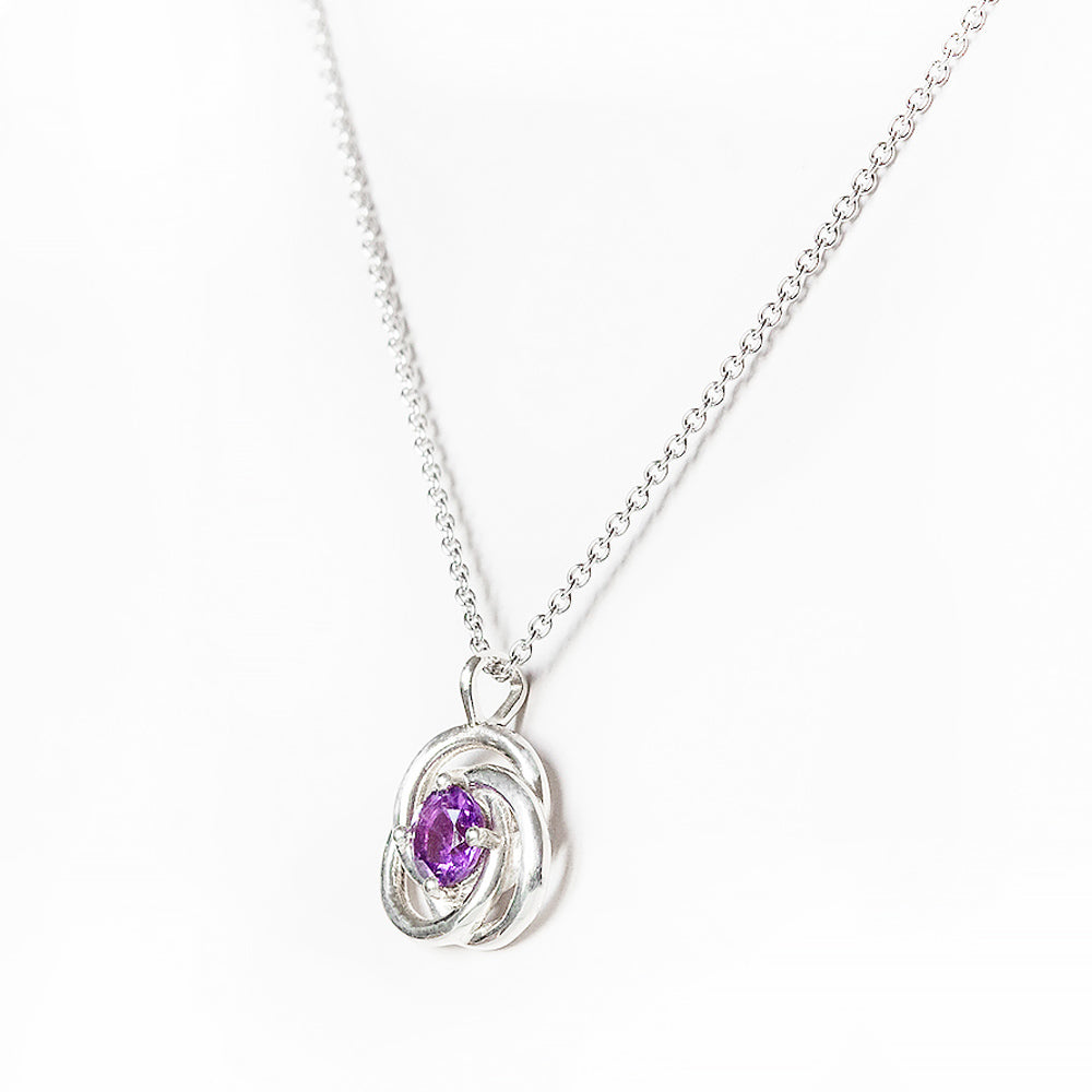 Freyja, Amethyst Pendant - Victoria's Jewellery