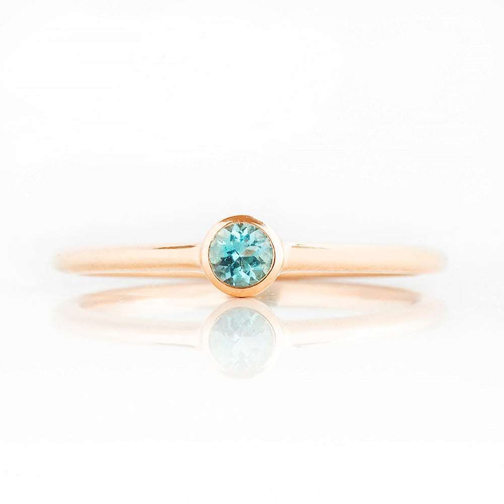Kylie, an Aquamarine Promise Ring