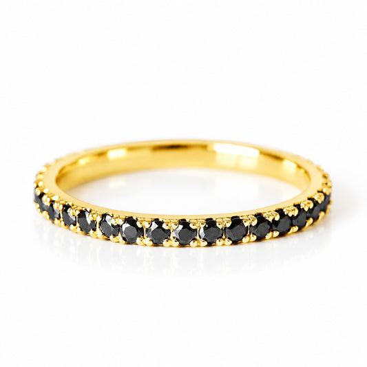 Black Diamond Full Eternity Ring