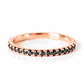 Black Diamond Full Eternity Ring - Victoria's Jewellery