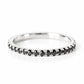 Black Diamond Full Eternity Ring - Victoria's Jewellery