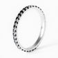Black Diamond Full Eternity Ring - Victoria's Jewellery