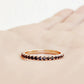 Black Diamond Full Eternity Ring - Victoria's Jewellery