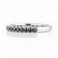 Emma, Black Diamond Half Eternity Ring - 1.5mm - Victoria's Jewellery