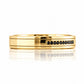 Edward, Black Diamond Mens Wedding Ring