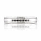 Edward, Black Diamond Mens Wedding Ring