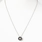 Circle of Life Necklace - Black Spinel