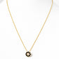 Circle of Life Necklace - Black Spinel
