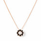 Circle of Life Necklace - Black Spinel