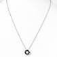 Circle of Life Necklace - Black Spinel