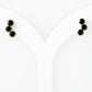 Laurel, Black Spinel Stud Earring - Victoria's Jewellery