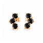 Laurel, Black Spinel Stud Earring - Victoria's Jewellery