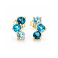 Laurel, a Blue Topaz Rainbow Stud Earring - Victoria's Jewellery