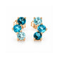 Laurel, a Blue Topaz Rainbow Stud Earring - Victoria's Jewellery