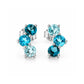 Laurel, a Blue Topaz Rainbow Stud Earring - Victoria's Jewellery