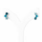Laurel, a Blue Topaz Rainbow Stud Earring - Victoria's Jewellery
