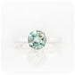 Round cut Sky Blue Topaz Solitaire Ring