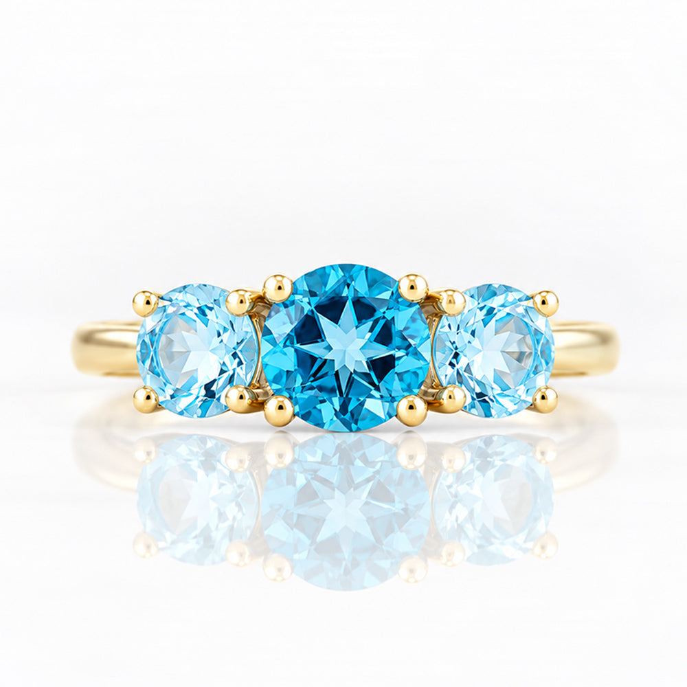 Aria, a Topaz Trilogy Ring - Victoria's Jewellery
