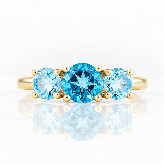 Aria, a Topaz Trilogy Ring - Victoria's Jewellery