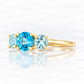 Aria, a Topaz Trilogy Ring - Victoria's Jewellery