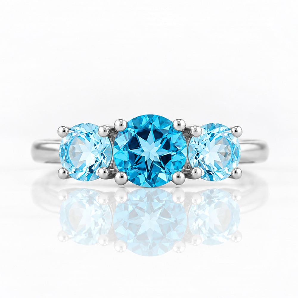 Aria, a Topaz Trilogy Ring - Victoria's Jewellery
