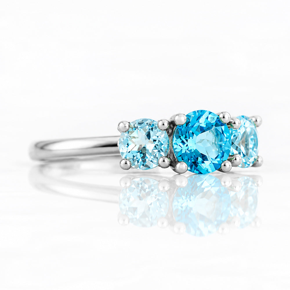 Aria, a Topaz Trilogy Ring - Victoria's Jewellery