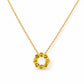 Circle of Life Necklace - Citrine - Victoria's Jewellery