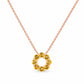 Circle of Life Necklace - Citrine - Victoria's Jewellery