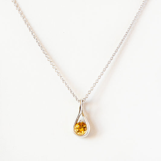 Savannah, Citrine Necklace