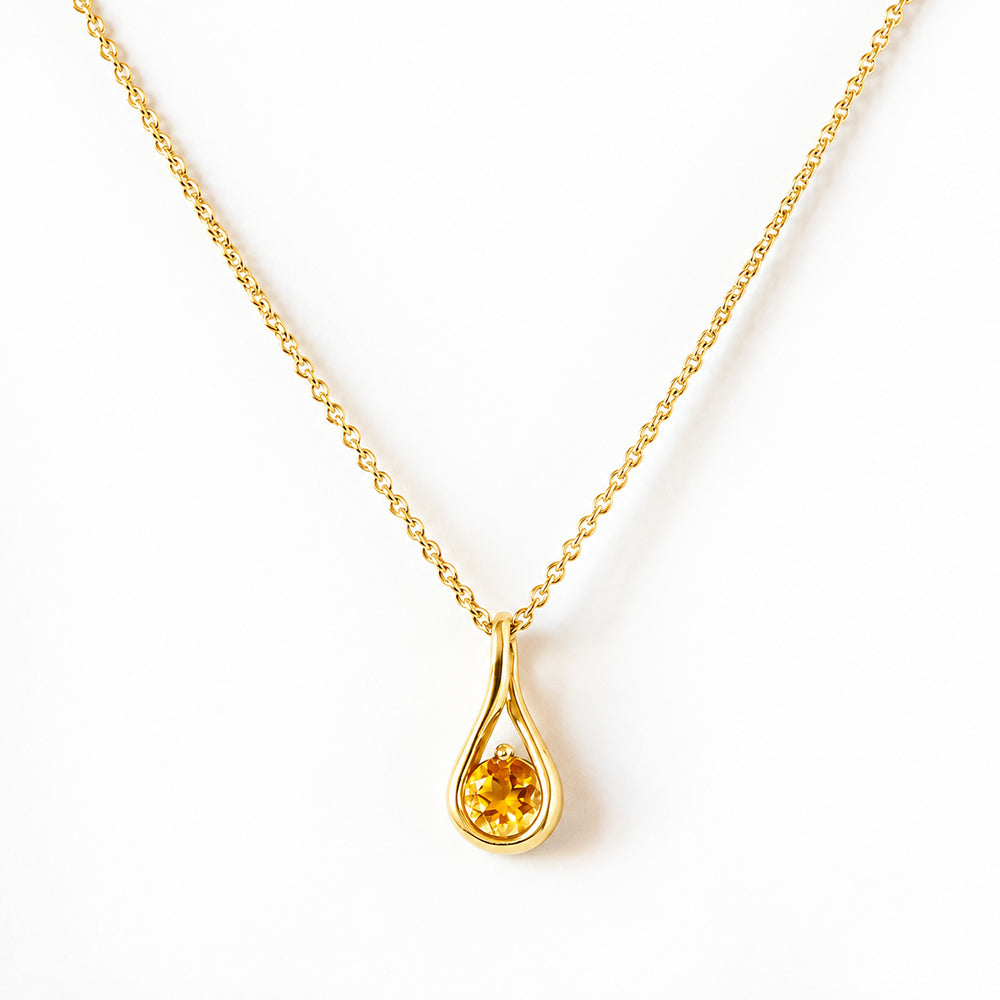 Savannah, Citrine Pendant